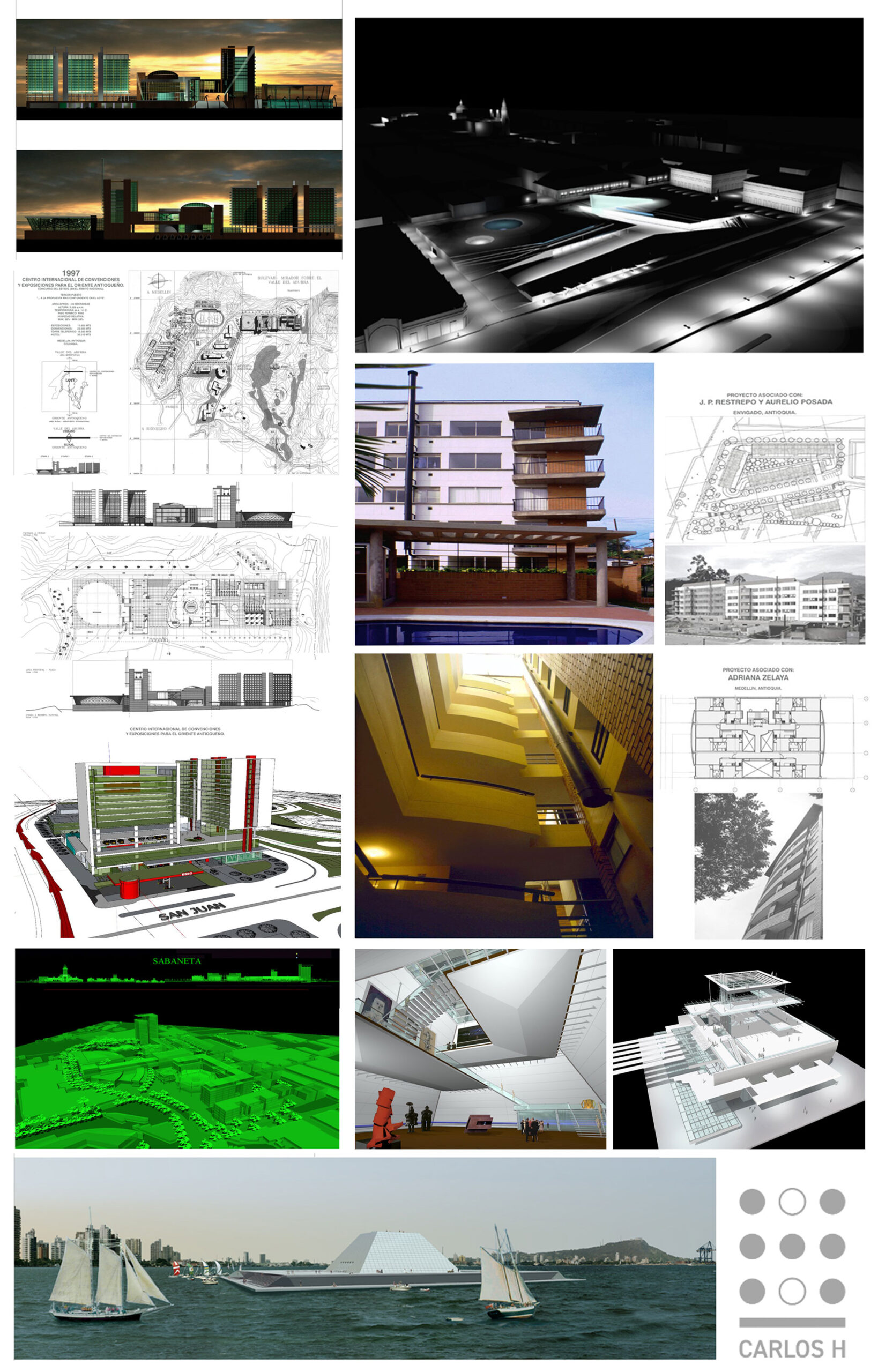Imágenes representativas e ilustrativas sobre la Arquitectura Gran Formato.